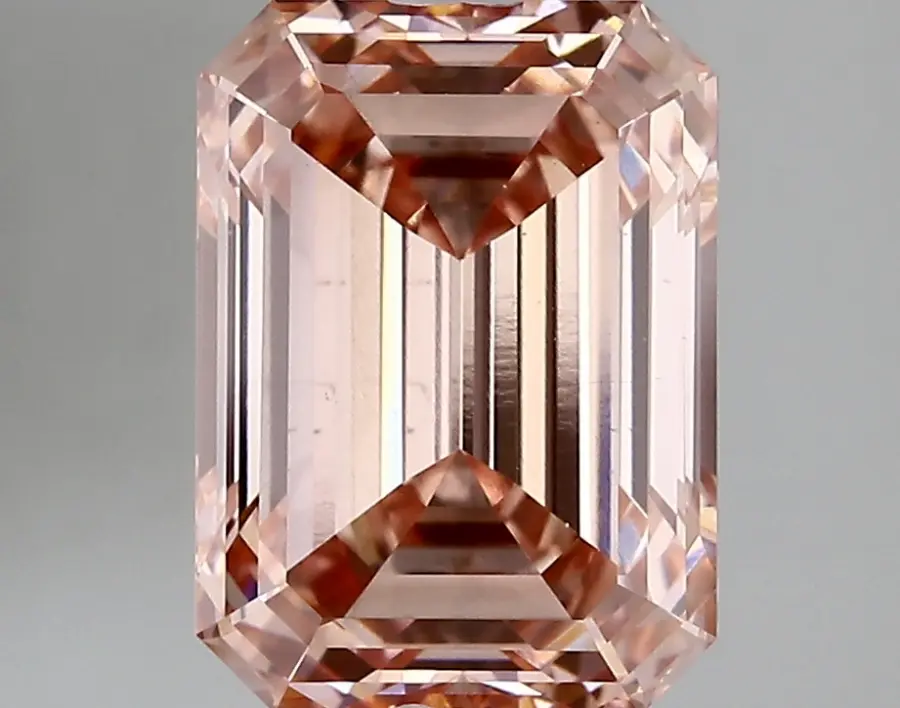4.03ct FANCY VIVID  PINK VS2 Emerald (IGI)