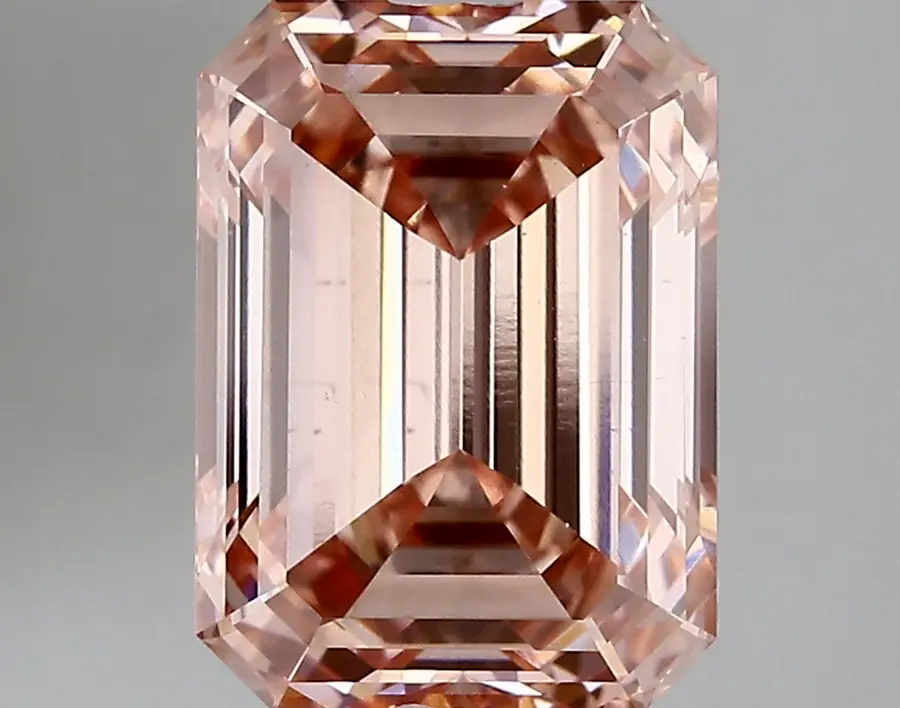 4.03ct FANCY VIVID  PINK VS2 Emerald (IGI)