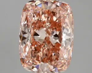 4.03ct FANCY VIVID  PINK VS1 Cushion (IGI)