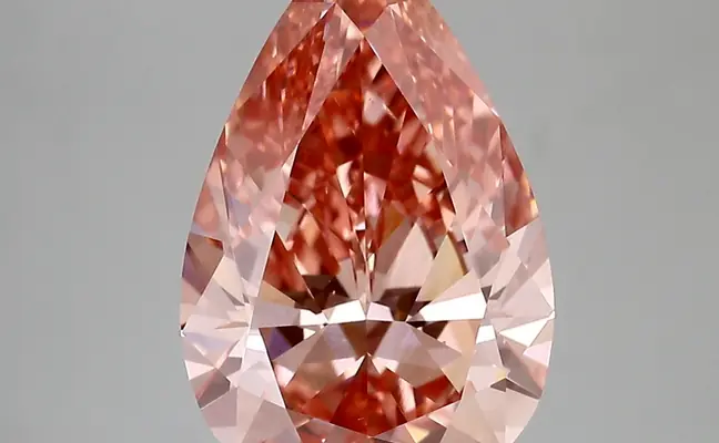 4.02ct FANCY VIVID  PINK VS1 Pear (IGI)
