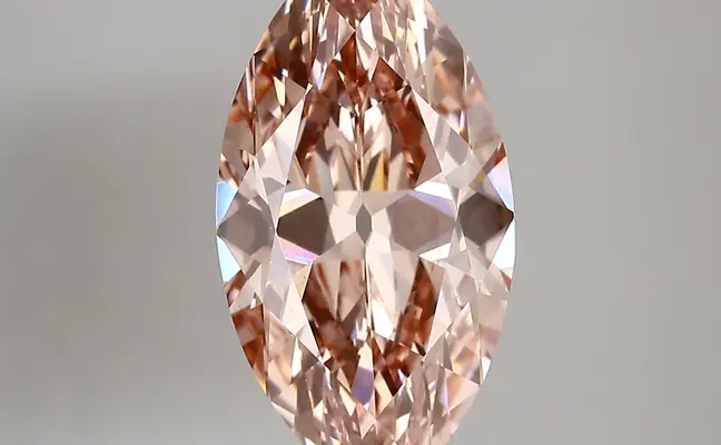 4.02ct FANCY VIVID  PINK VS2 Marquise Old Miner (IGI)