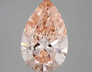4.02ct FANCY INTENSE  PINK VS1 Pear (IGI)