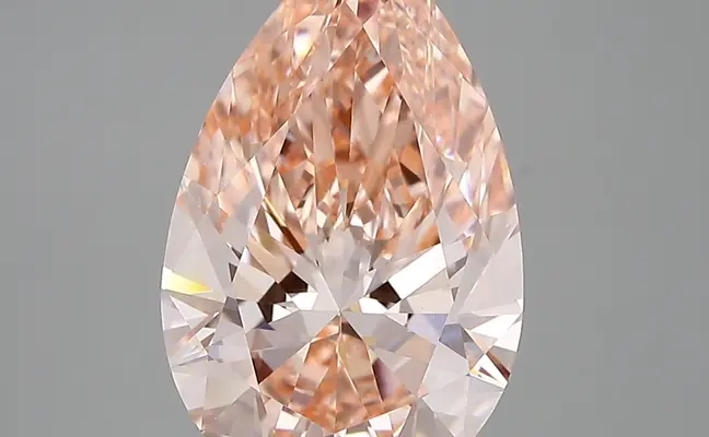 4.02ct FANCY INTENSE  PINK VS1 Pear (IGI)