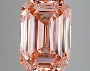 4.01ct FANCY VIVID  PINK VVS2 Emerald (IGI)
