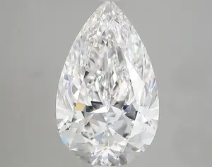 4.01ct D VVS2 Pear (IGI)