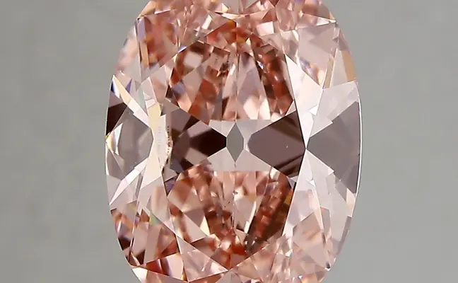 4.01ct FANCY VIVID  PINK VS1 Oval Old Miner (IGI)