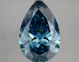 4.00ct FANCY VIVID  BLUE VVS2 Pear (IGI)