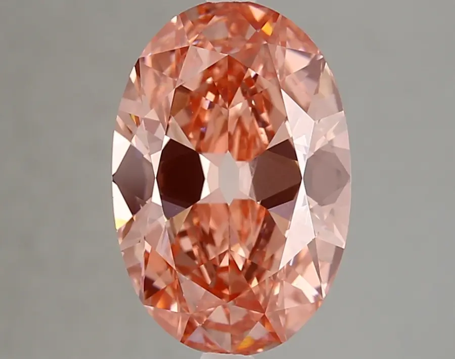 4.00ct FANCY VIVID  PINK VS1 Oval Old Miner (IGI)