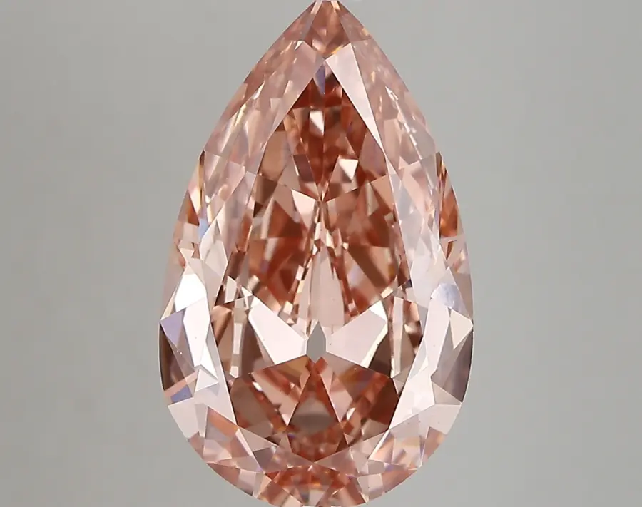 3.95ct FANCY VIVID  PINK VS1 Pear (IGI)