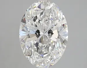 3.93ct F SI1 Oval (IGI)