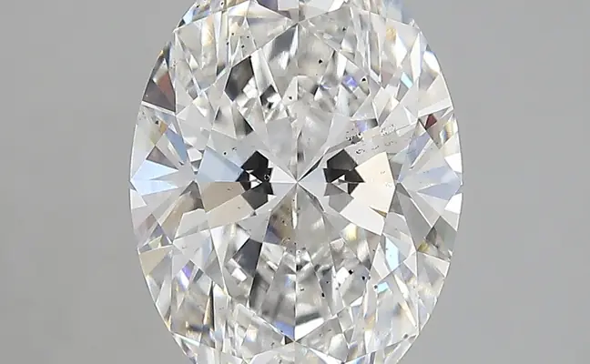 3.93ct F SI1 Oval (IGI)