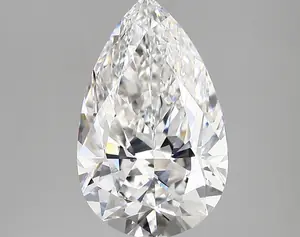 3.92ct D VVS2 Pear (IGI)