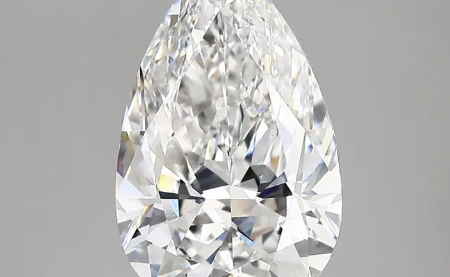 3.92ct D VVS2 Pear (IGI)