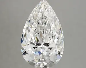3.91ct D VVS2 Pear (IGI)