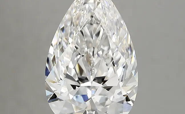 3.91ct D VVS2 Pear (IGI)