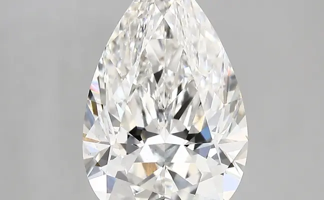 3.90ct F VS1 Pear (IGI)