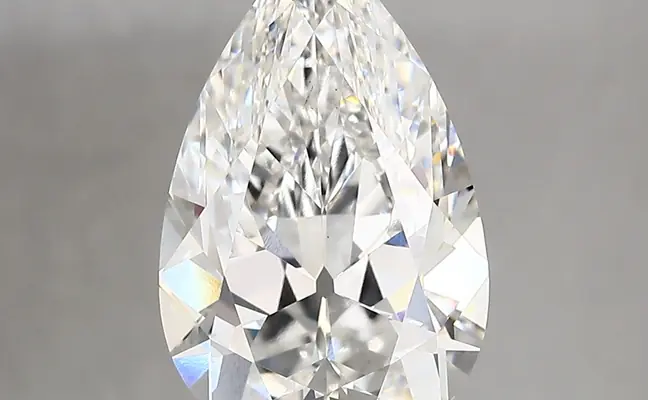 3.86ct E VS1 Pear (IGI)
