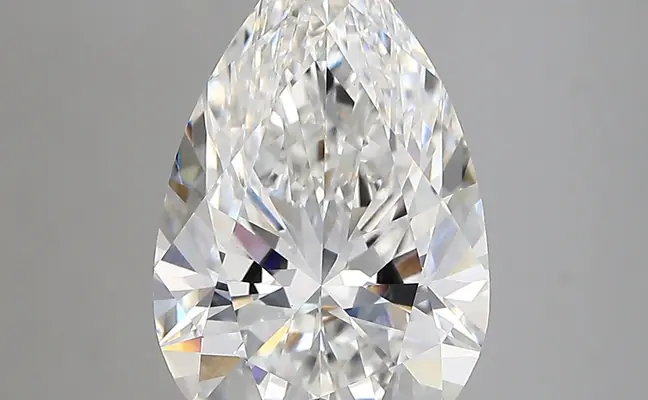 3.83ct F VVS2 Pear (IGI)