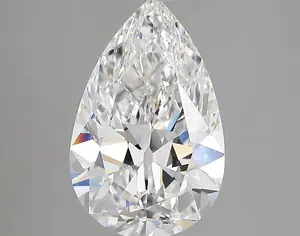 3.77ct E VVS1 Pear (IGI)