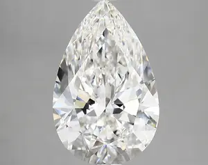 3.76ct F VVS2 Pear (IGI)