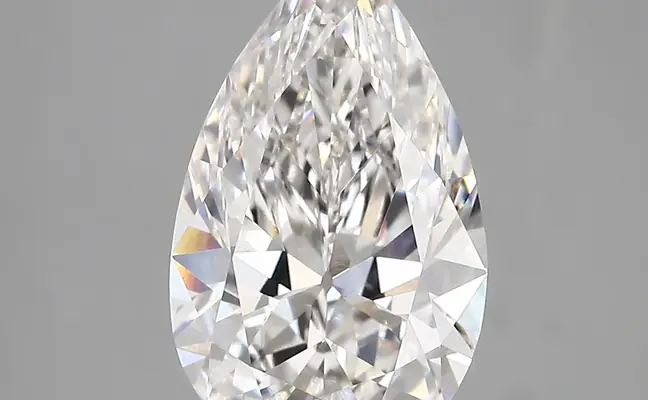 3.74ct F VS1 Pear (IGI)