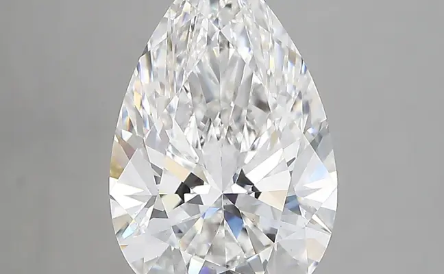 3.73ct E VS1 Pear (IGI)