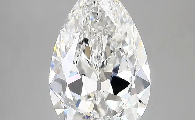 3.73ct E VS1 Pear (IGI)