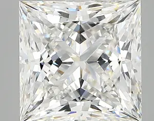 3.73ct F VVS2 Princess (IGI)