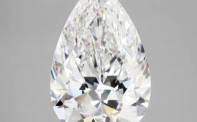 3.73ct D VS1 Pear (IGI)