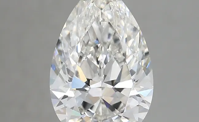 3.73ct F VS1 Pear (IGI)