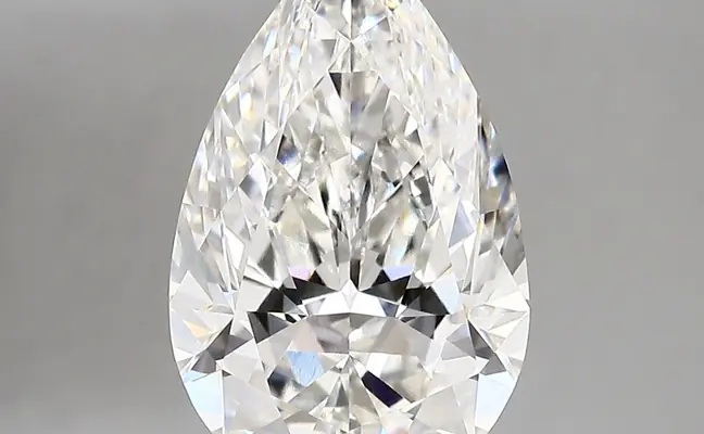 3.73ct F VVS2 Pear (IGI)