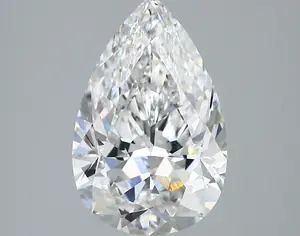 3.71ct D VVS2 Pear (IGI)