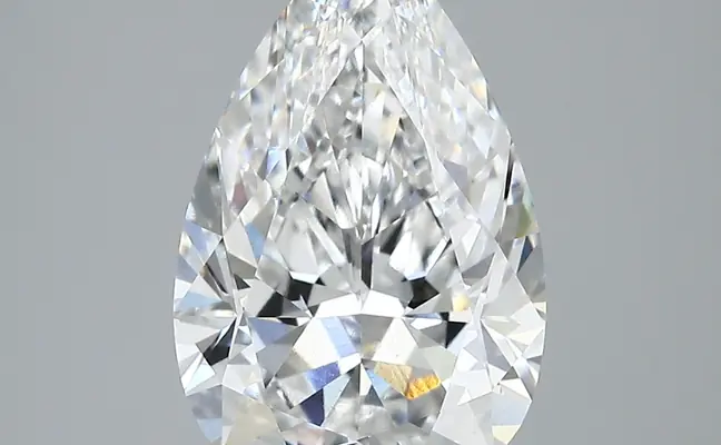 3.71ct D VVS2 Pear (IGI)