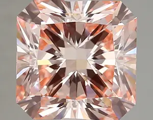 3.70ct FANCY VIVID  PINK VS1 Radiant (IGI)