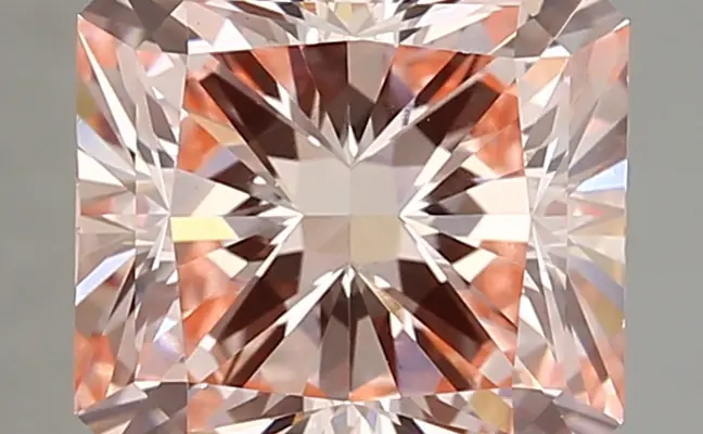 3.70ct FANCY VIVID  PINK VS1 Radiant (IGI)
