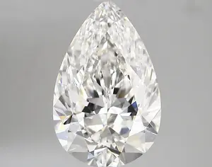 3.70ct F VVS2 Pear (IGI)