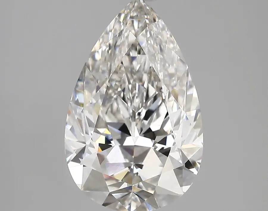 3.70ct F VS1 Pear (IGI)