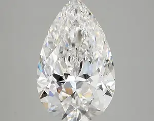 3.68ct D VVS2 Pear (IGI)