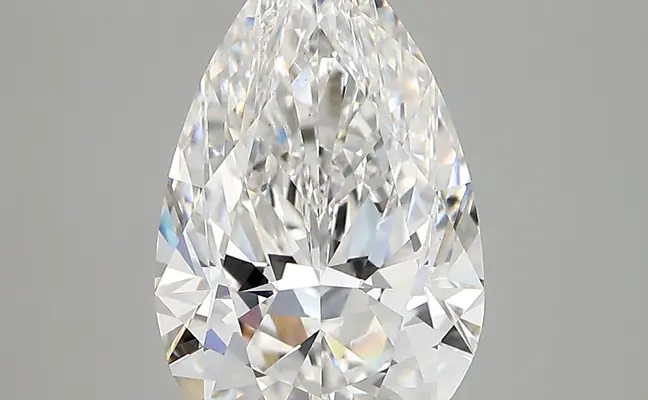 3.68ct D VVS2 Pear (IGI)