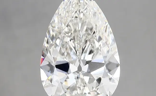 3.68ct F VVS2 Pear (IGI)