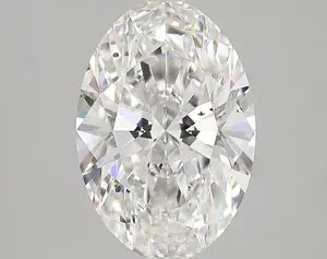 3.67ct F SI1 Oval (IGI)