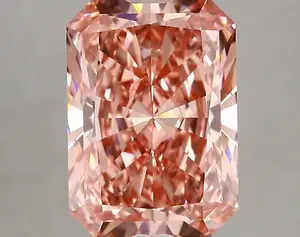 3.67ct FANCY VIVID  PINK VS1 Radiant (IGI)
