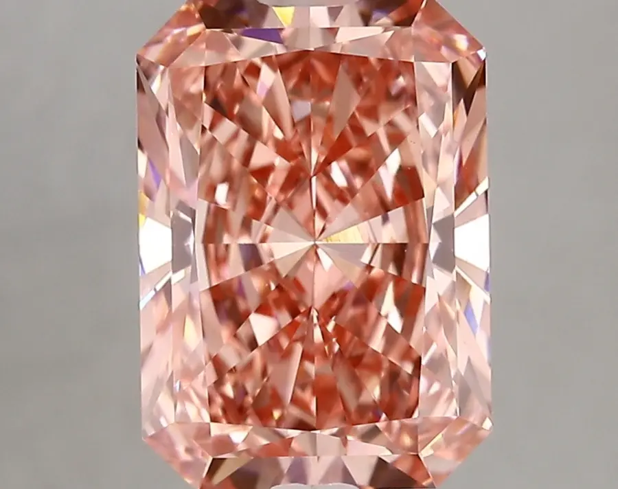 3.67ct FANCY VIVID  PINK VS1 Radiant (IGI)