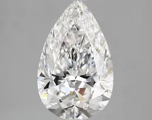3.67ct D VS1 Pear (IGI)