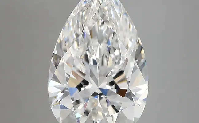 3.66ct E VS1 Pear (IGI)