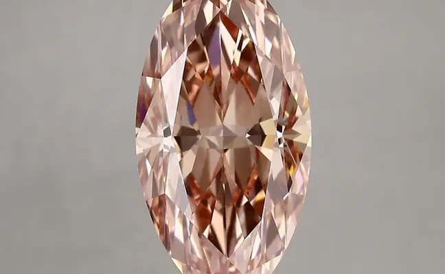 3.64ct FANCY VIVID  PINK VVS2 Marquise (IGI)