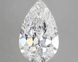 3.64ct D VVS2 Pear (IGI)