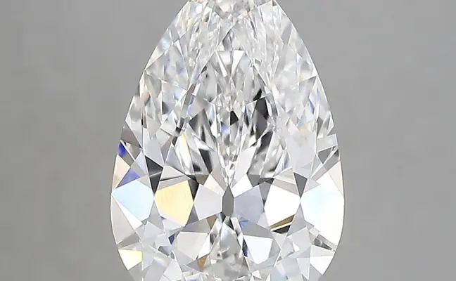 3.64ct D VVS2 Pear (IGI)
