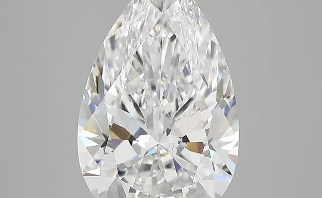 3.64ct D VS1 Pear (IGI)