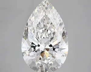 3.61ct F SI1 Pear (IGI)